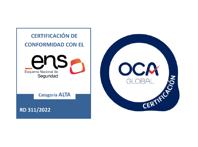 Certificate of conformity with ENS